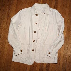 Ojai Jacket in Natural Reverse Sateen